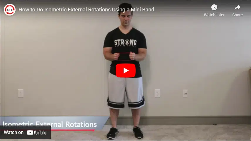 isometric external rotation