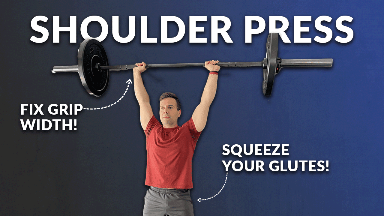 Learn The Barbell Shoulder Press in 5 Steps [Beginners Guide]